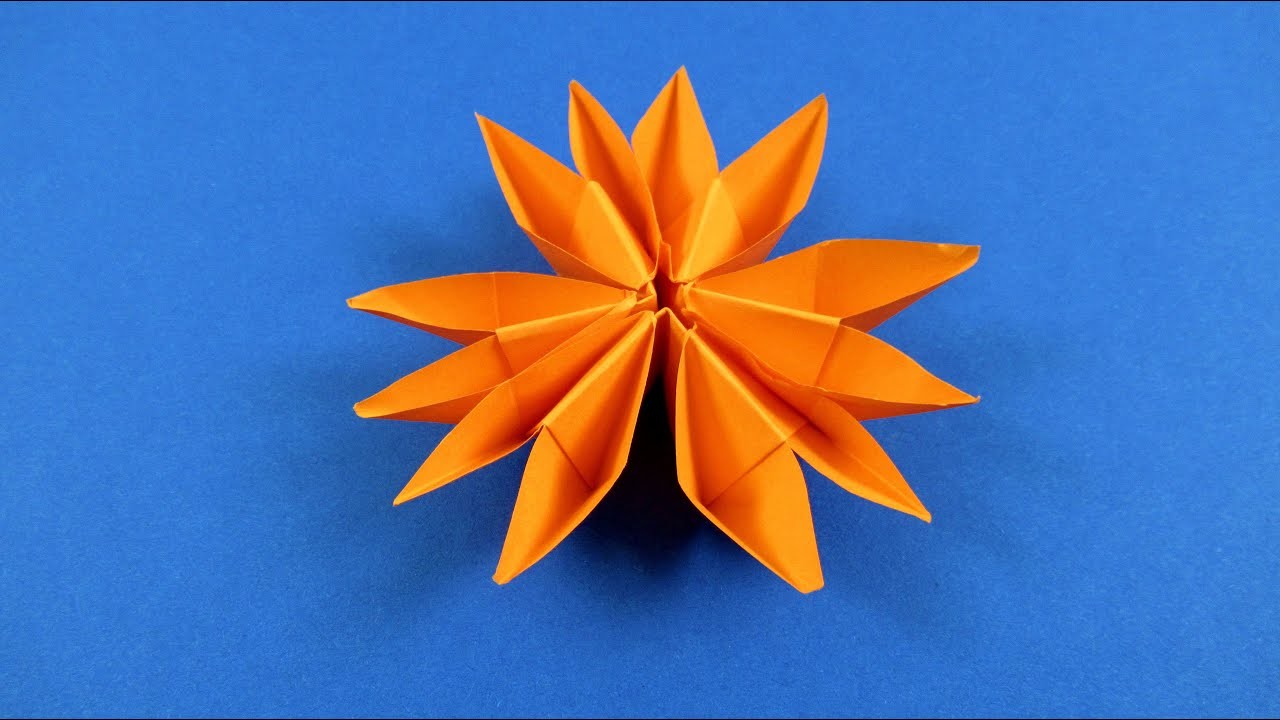 Цветы из бумаги своими руками. Как сделать оригами цветы.