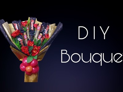 DIY Chocolate Bouquet. Assorted Chocolate Bouquet