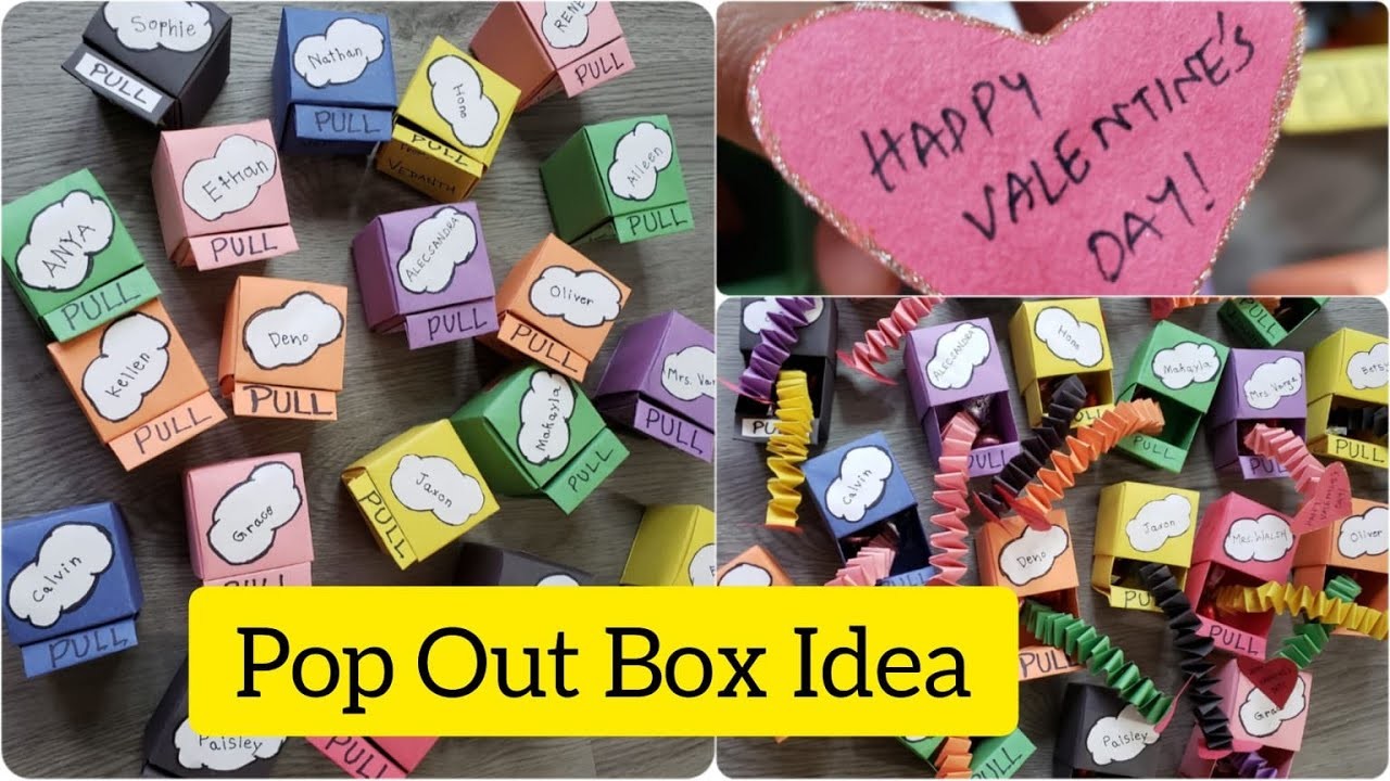DIY Gift Box idea | Tiny Surprise Handmade Gift Box | Pop Out Box |  DIY Paper Box Crafts | Sista's