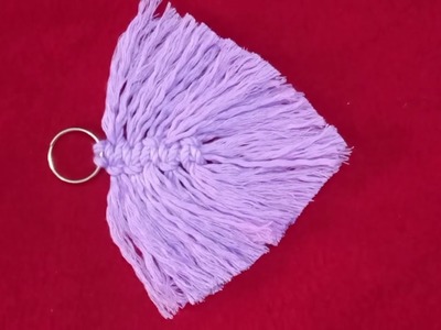 DIY │ How To Make A Macrame Feather.Leaf DIY Handmade Macrame leaf | Macrame keychain leaf