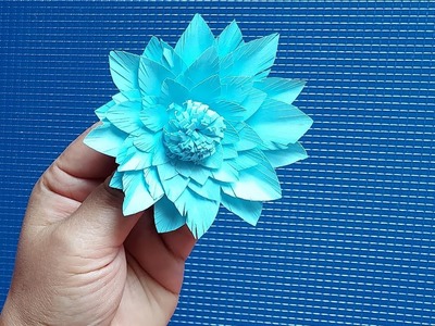 DIY-How To Make Beautiful  Easily  paper flower  |  @Amyrah Arts and Crafts