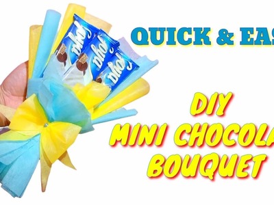 DIY MINI CHOCOLATE BOUQUET | GIFT IDEA ANY OCCASION | BIRTHDAY VALENTINE'S DAY MONTHSARY ANNIVERSARY
