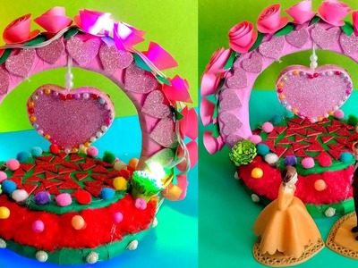 DIY Paper Heart Showpiece.Easy Craft Idea.Valentine's day craft