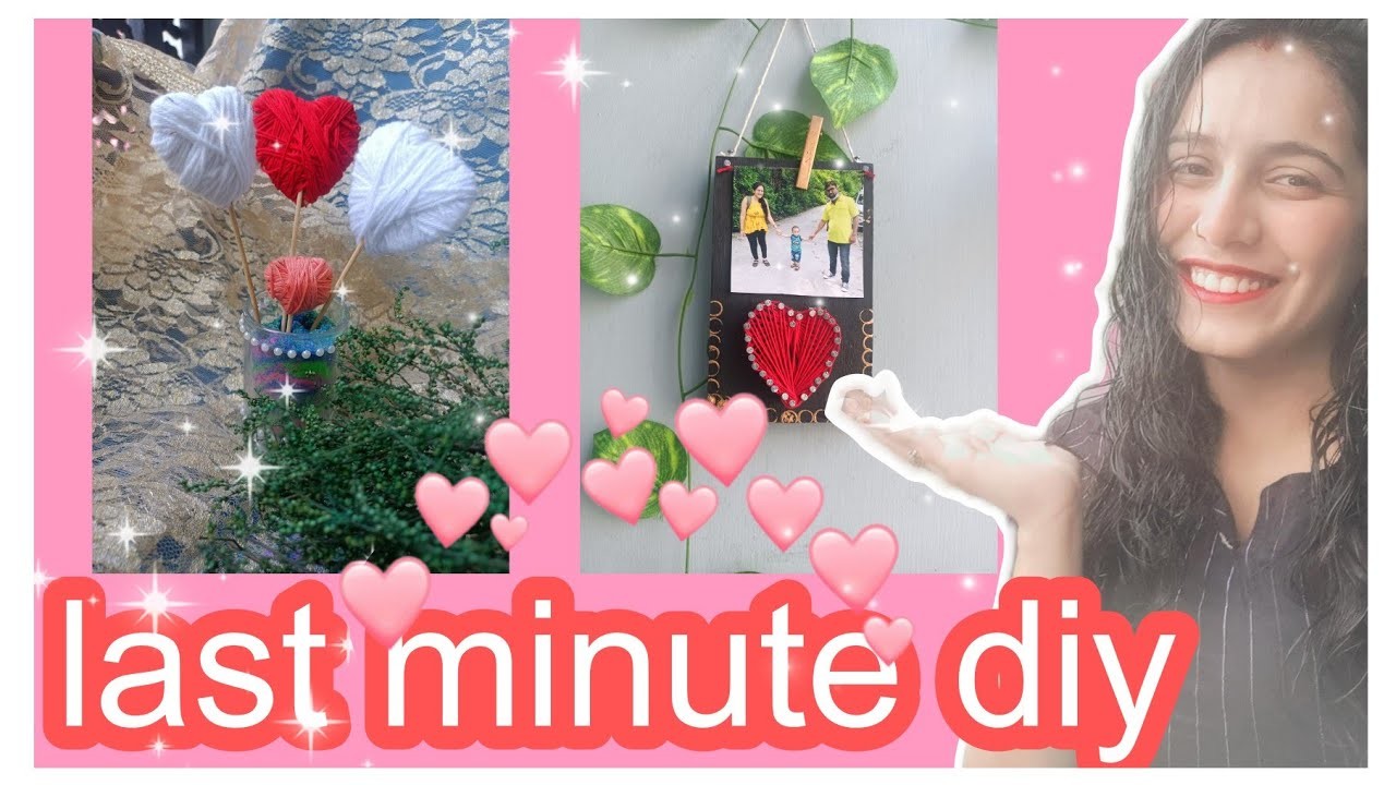 Easy diy last minute gift ideas | string art | valentine special | valentine special diy | crafting