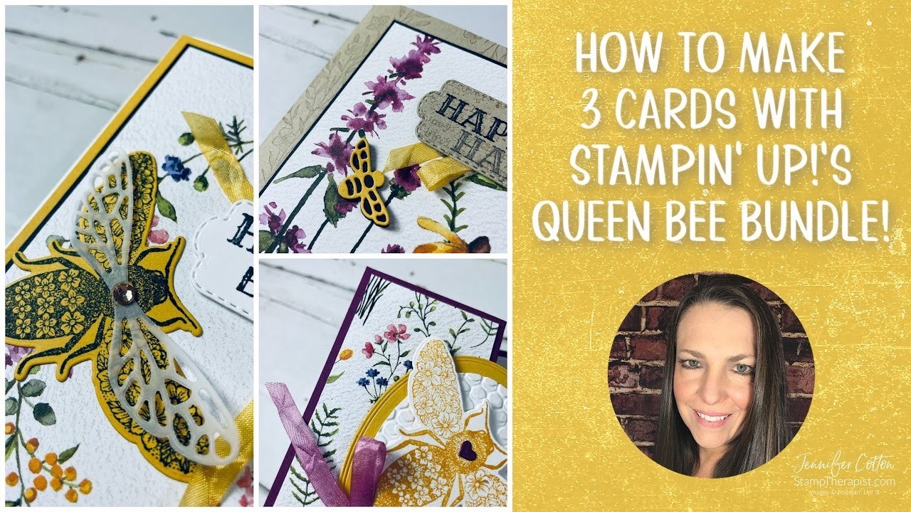 Free Card Class  Stampin' Up! Queen Bee Bundle