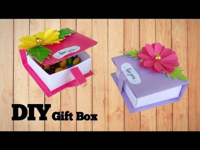 Gift Box ldea Handmade gift box idea | origami box | Gift box for friend | How to make Explosion Box