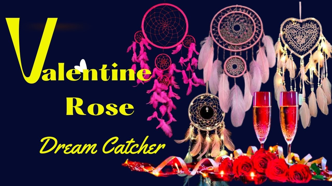 Hot #Valentine's Day Valentine's ideas  Rose dream Catcher Décor For Your Loving partner Wishes Gift