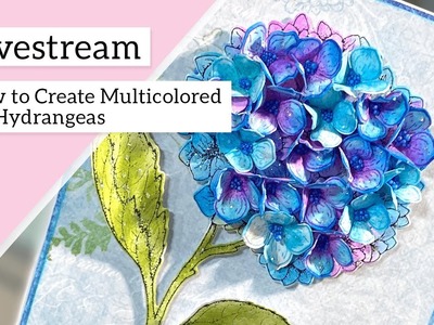 How to Create multi colored 3D Hydrangeas