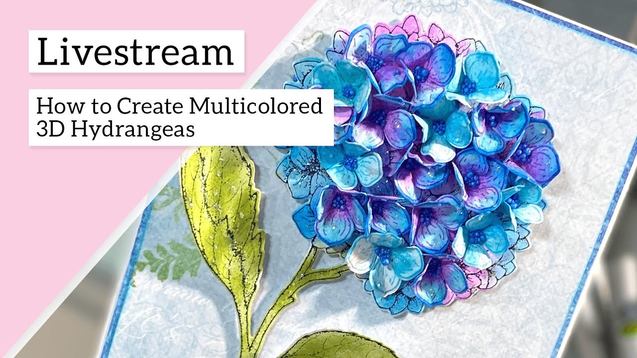 How to Create multi colored 3D Hydrangeas