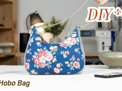 How to make a mini hobo bag？  Sewing Handmade DIY