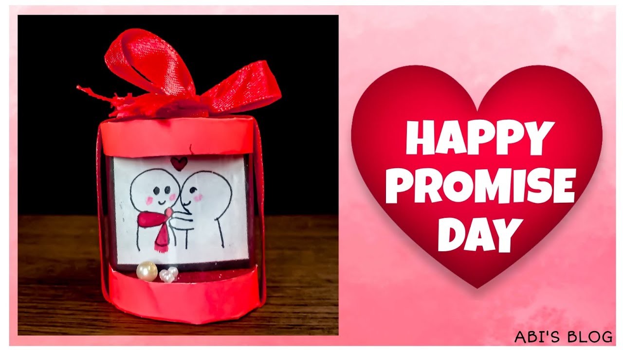 How to make beautiful handmade gift for Valentine's day|DIY Special gift for Promise Day @ABI'S BLOG