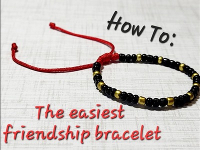 How to Make the Easiest Friendship Bracelet EVER! | Easy - Step by Step Tutorial