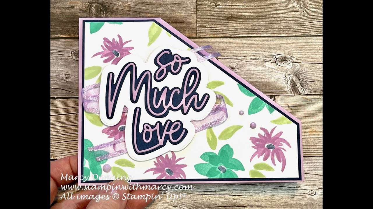 Love For You Bundle - Fun Fold Card #stampinup