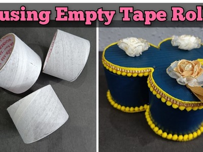 Reusing Empty Tape Rolls.Best out of waste. Very easy storage box from empty tape rolls #diy