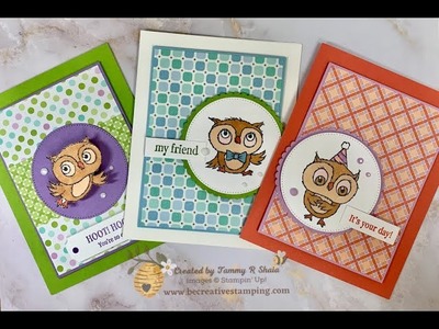 Sale-A-Bration Adorable Owls--Quick & Easy Cards--Facebook Live Replay (1.11.23)