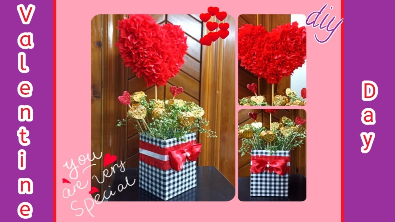Valentine day gift idea chocolate #1| handmade gift ideas | chocolate basket #diy #creativecrafts