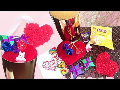 Valentine day gift ???? idea | gift box making | valentine day gift box diy | handmade gift