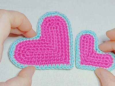 VALENTINE HEARTS garland crochet decor, simple Hearts for Wedding, Birthday. Part 2. #crocheting