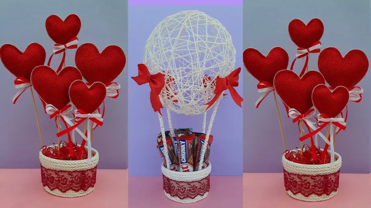 Valentine's Day Crafts ♥️  Valentine Chocolate gift box ❤️ Handmade Gift for Valentine ❤️