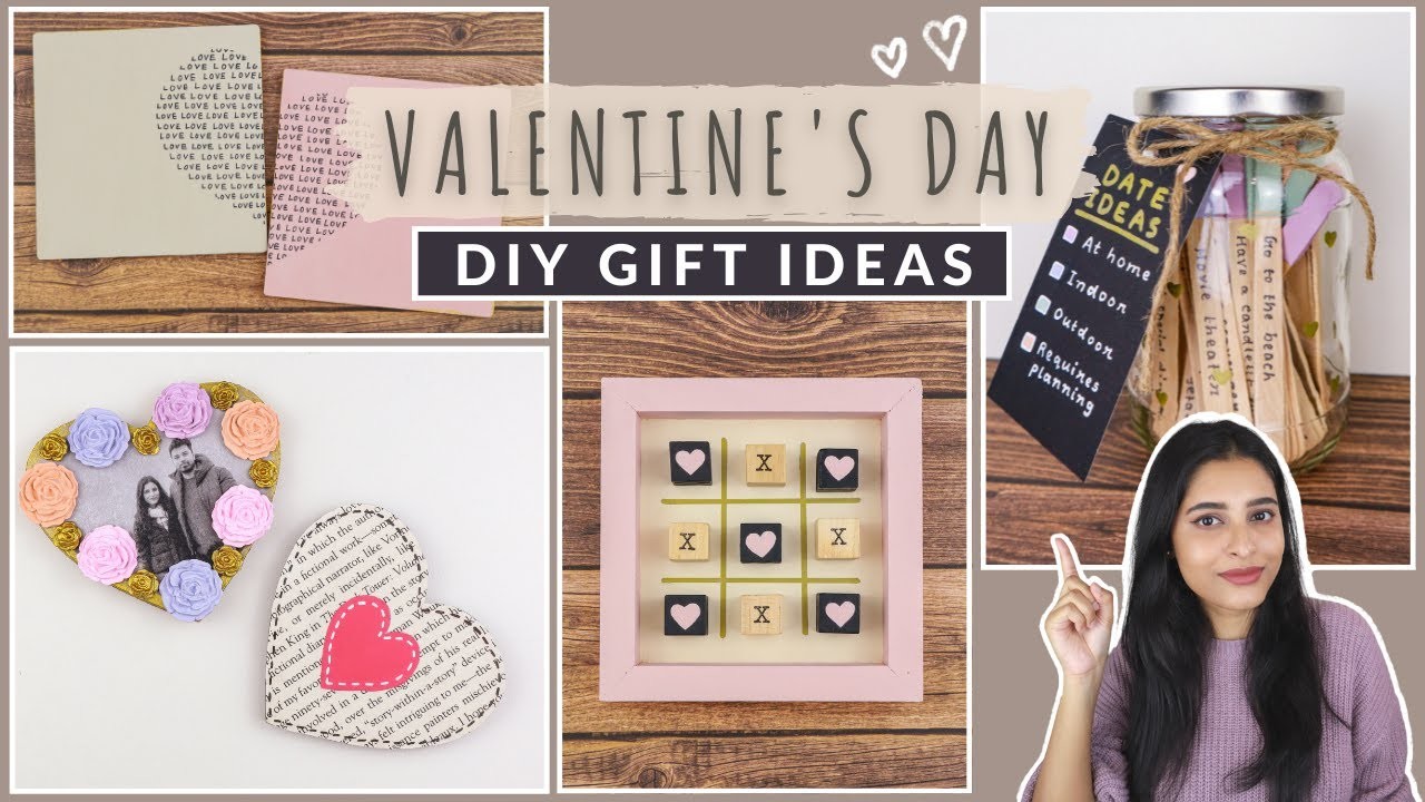 Valentine's Day DIY Gift Ideas 2023 - Fridge Magnets, Coasters, Tic Tac Toe Game & Date Ideas Jar