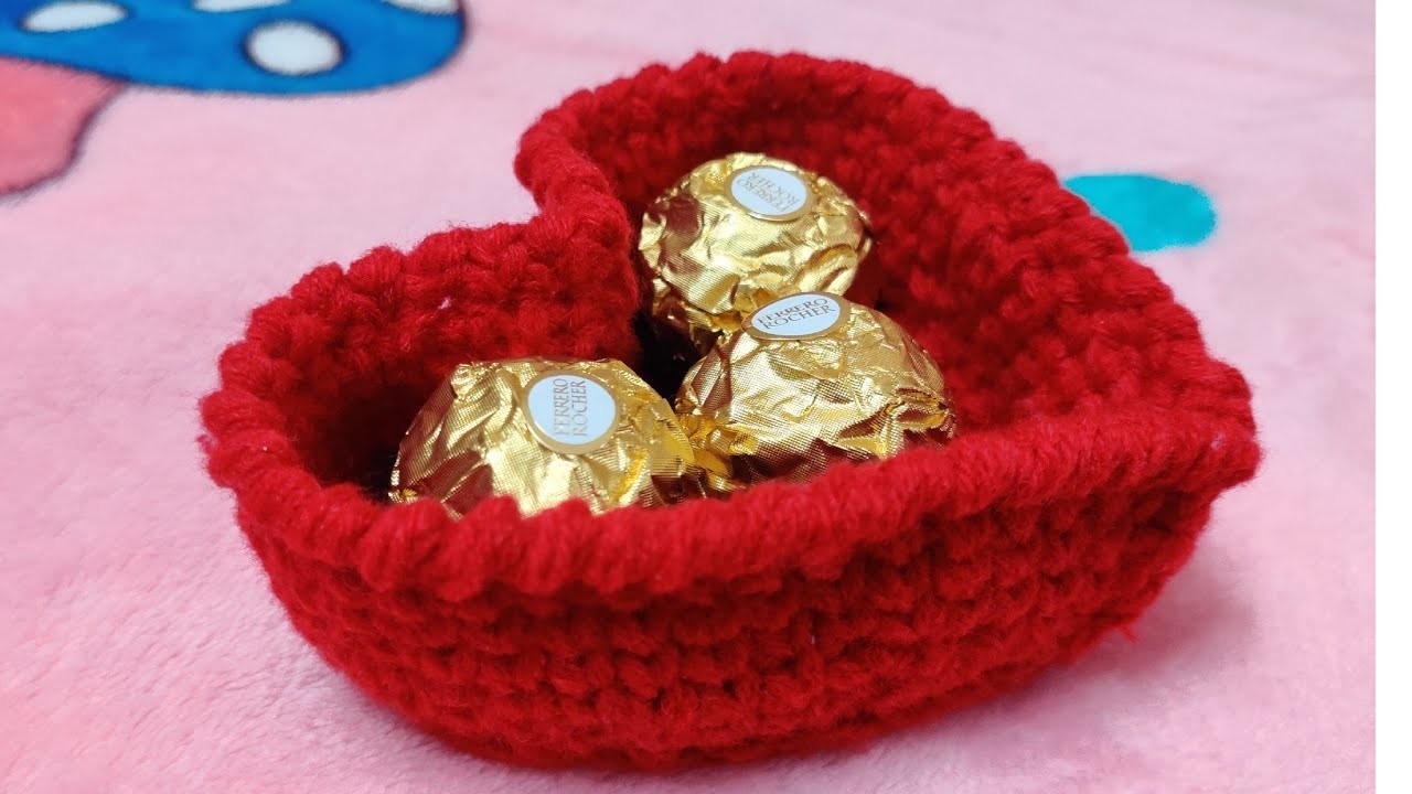 Valentine's day gift idea handmade| best last minute gift for lover || heart box crochet in tamil