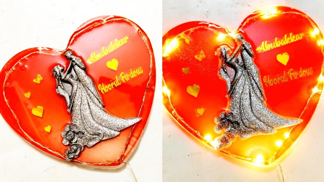 Valentine's day special customised couple gifts ????|Resin valentine's gift????|CWF