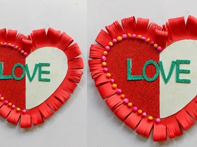 Valentine's Day Wall Hanging Craft | Decoration Ideas For Home