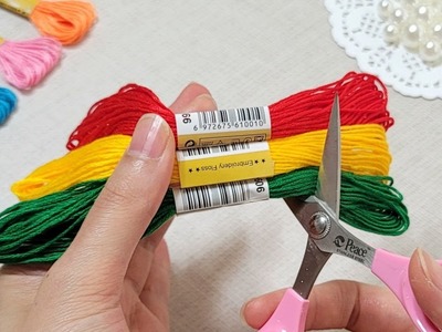 VERY EASY !! You can make a lot of money with embroidery floss - Sell and give as a gift