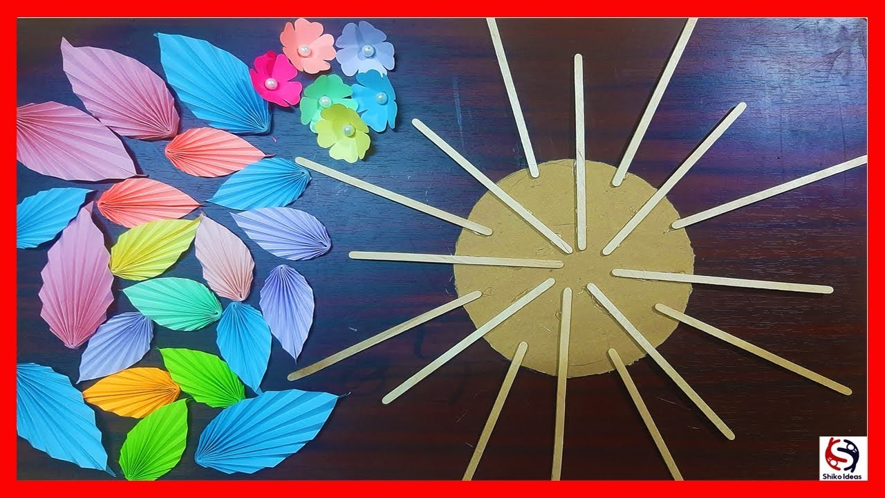2 Beautiful and Easy Wall Hanging. Paper craft For Home Decoration. Paper Wall Hanging. Idea 129