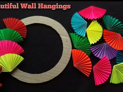 2 Easy And Beautiful Paper Flower Wall Decor Ideas | Wall Decoration Ideas | Paper Crafts