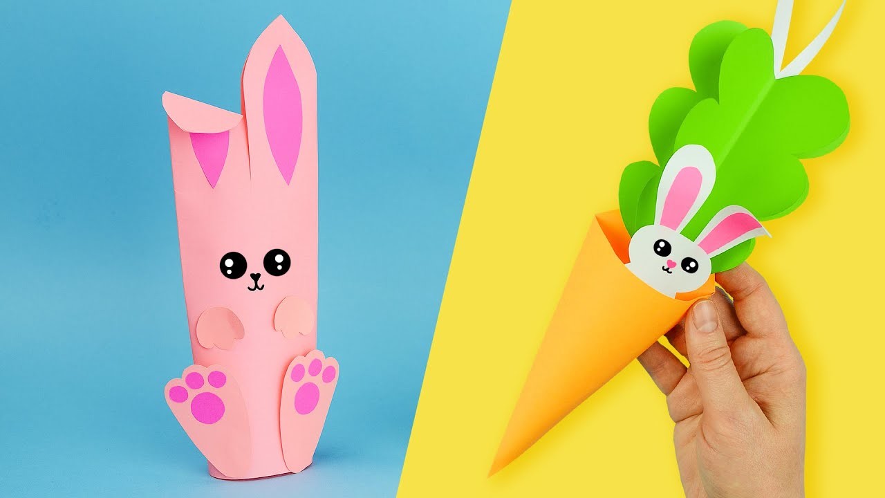 3 Easter Paper Crafts To Make At Home | Easy Paper Craft