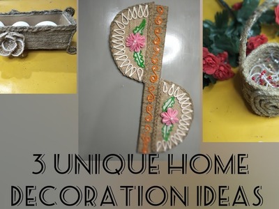 3 Unique Home decoration ideas||2 Beautiful Organizer for storing things