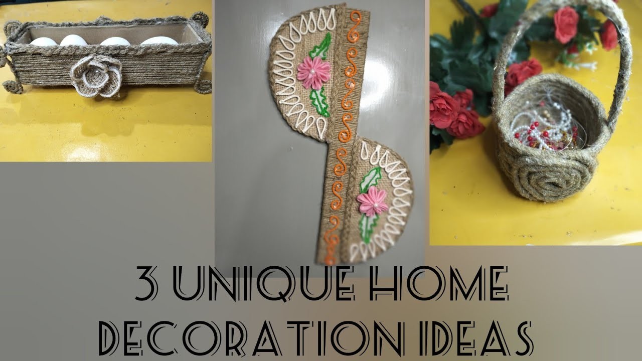 3 Unique Home decoration ideas||2 Beautiful Organizer for storing things