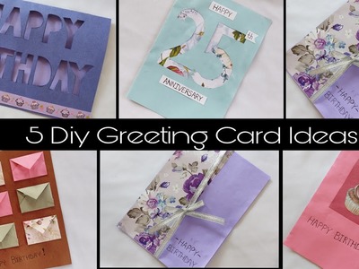 5 DIY Handmade Greeting Card Ideas