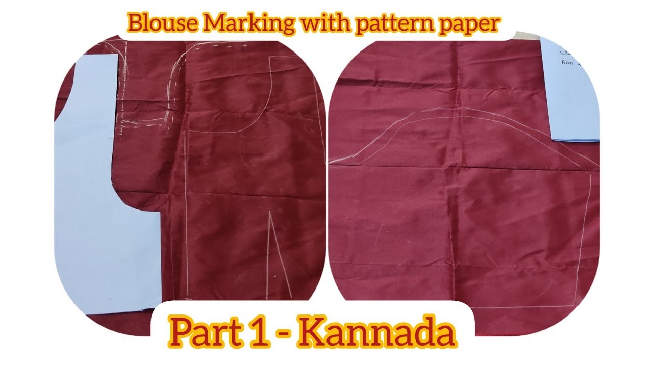 #blousemarking #aariwork #patternmaking #kannada #easy method #shorts #viral #embroidery