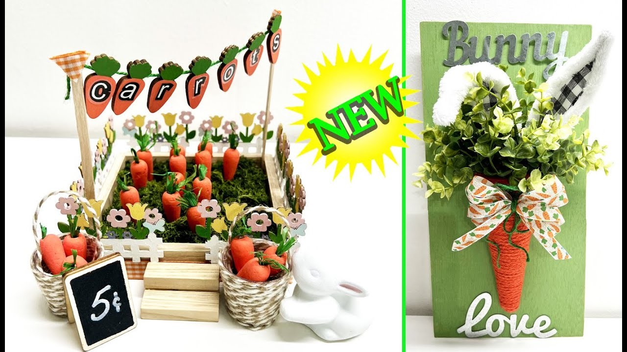 Check Out These Awesome  *NEW* Dollar Tree Spring DIYs