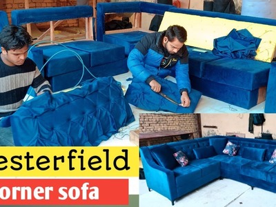 Chesterfield pouf idea your bedroom corner sofa set making