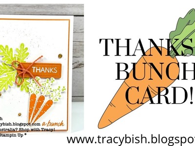Creating a fun Thanks Carrot Card!!!