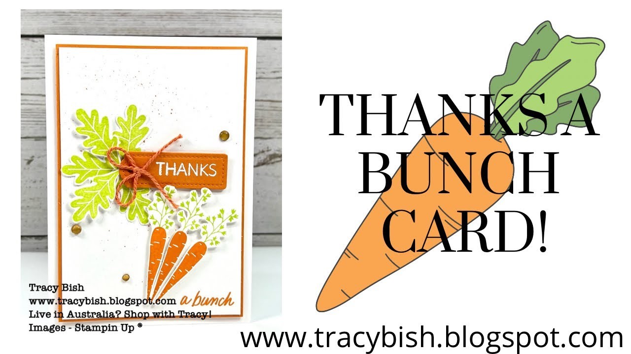 Creating a fun Thanks Carrot Card!!!