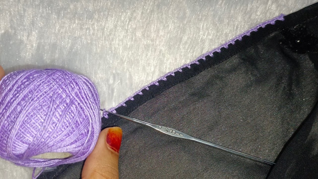 Crochet Beautiful Dupatta border Lace|| Crochet Easy Lace Design #arbinasathi #handmade #crocheting