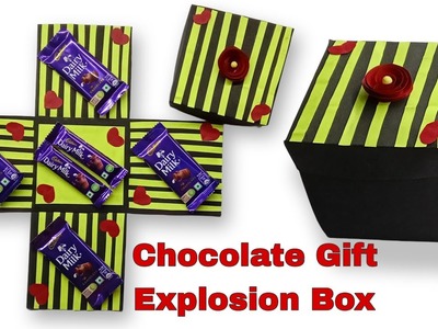 DIY Chocolate Explosion Birthday.Valentine Gifts Ideas | Chocolate Explosion Gift Box Tutorial How.?