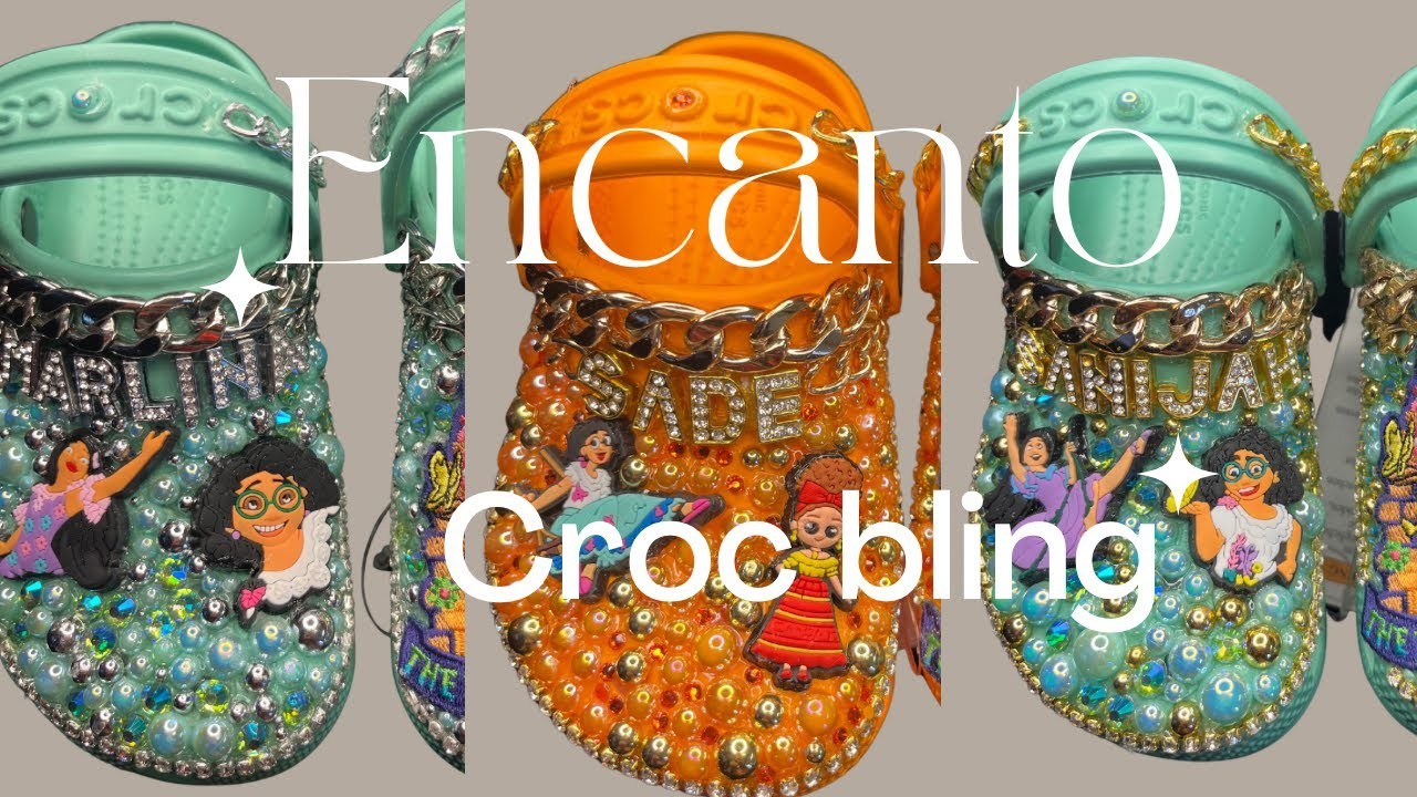 ???? DIY Custom Encanto Croc Bling ????