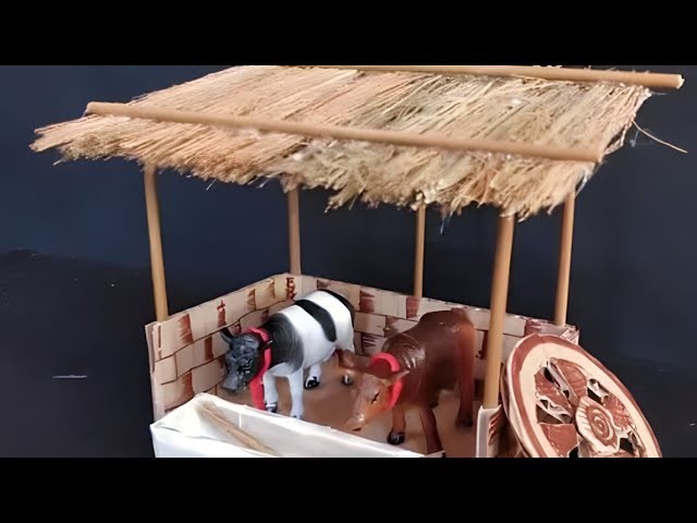 DIY How to make cow Shed l House of Animals _Cow Shed