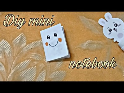 Diy mini notebook - Using a sheet of paper - Diy school supplies