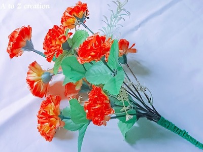 DIY Room decor | Easy Hand Made flower Design | How to make fabric flower |