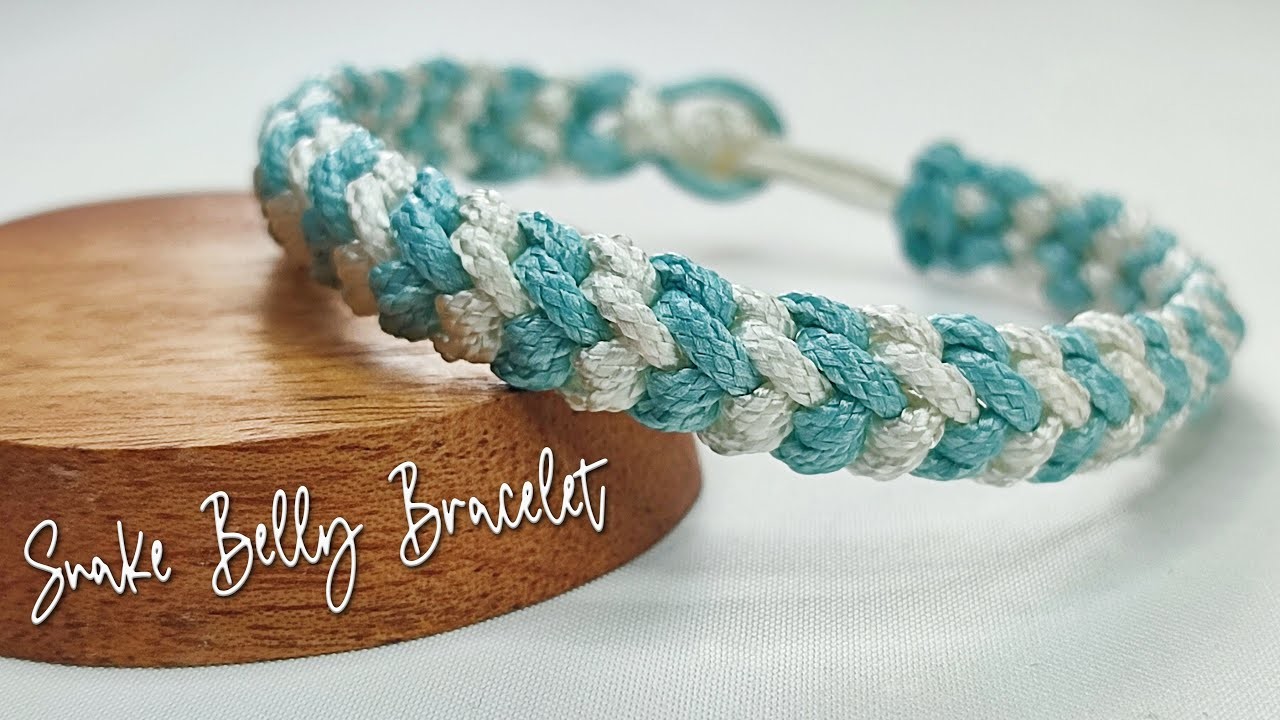 DIY Snake Belly Bracelet | Macrame Bracelet Tutorial