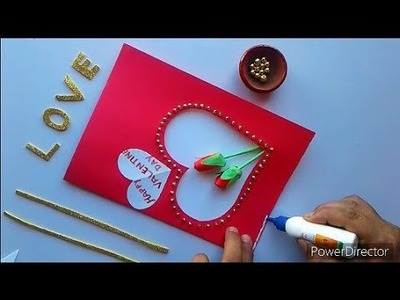 DIY Valentine day Card Easy | Valentine's Day Card Making Ideas |Valentine Day Craft