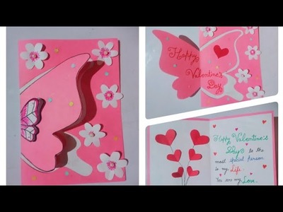 DIY Valentine's card || Valentine card gift ???? || Birthday Card || Anniversary card #newcraftvideo