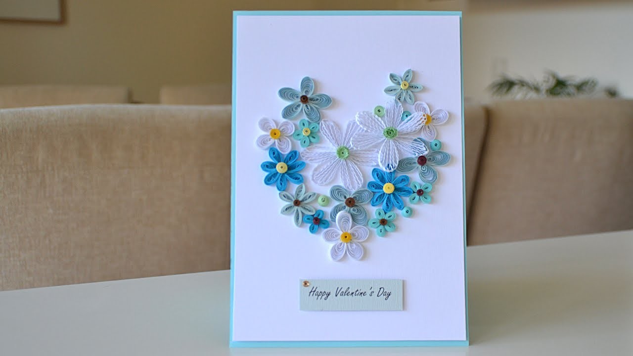 DIY Valentine's Day Card | How to Make a Greeting Card for Valentine's Day | Step by Step Tutorial