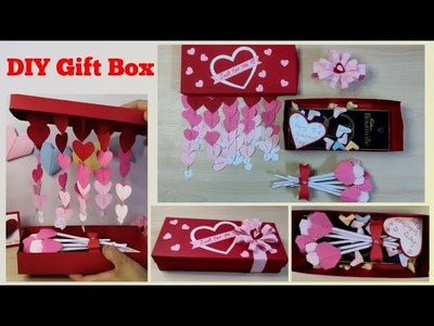 DIY Valentine's Day Gift Box | DIY Amazing Chocolate Gift Box | Valentine's Day Craft
